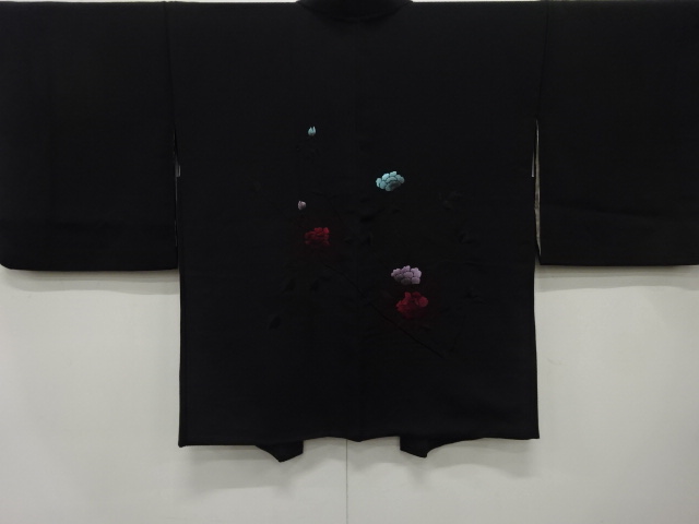 JAPANESE HAORI / EMBROIDERY / FLOWERS